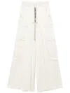 Rick Owens Off-white Hollywood Cargobelas Cargo Pants In 中性色