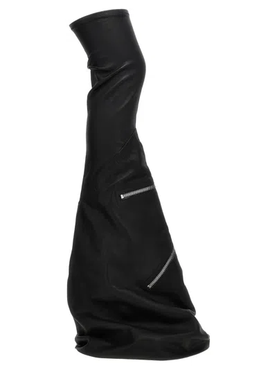 Rick Owens 'cargoflares Sneak' Sneakers In Black