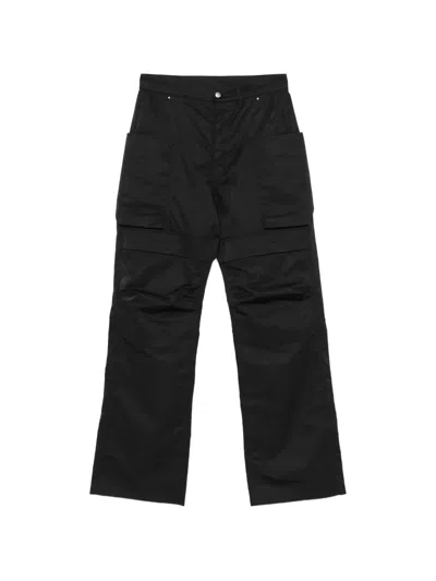 Rick Owens Cargo-pocket Trousers In Black