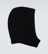 Rick Owens Cashmere And Wool Ski Mask In Black