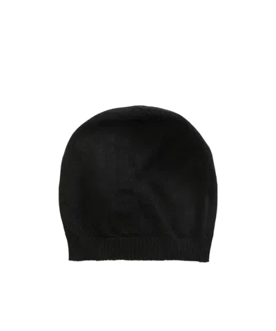 Rick Owens Cashmere Beanie In Black