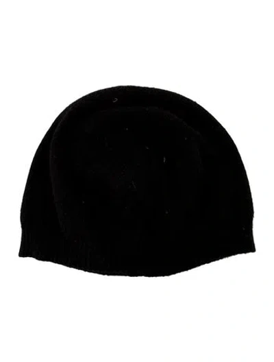 Pre-owned Rick Owens Cashmere Beanie In Black