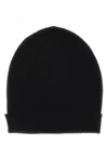 Rick Owens Ribbed Texture Folded Brim Hat In Black