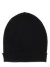 Rick Owens Ribbed Texture Folded Brim Hat In Black