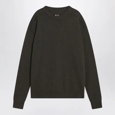 Rick Owens Cashmere Blend T-shirt For Men - Fw25 In Brown