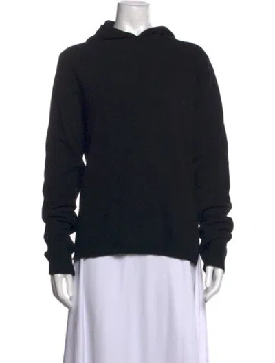 Pre-owned Rick Owens Cashmere Crew Neck Sweater In Black