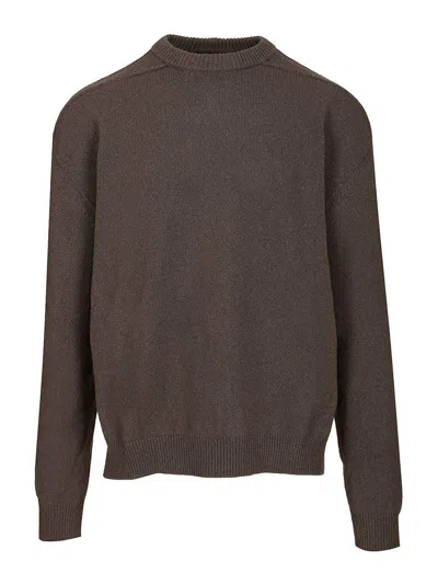 Rick Owens Cashmere Crew Neck Sweater In Multi