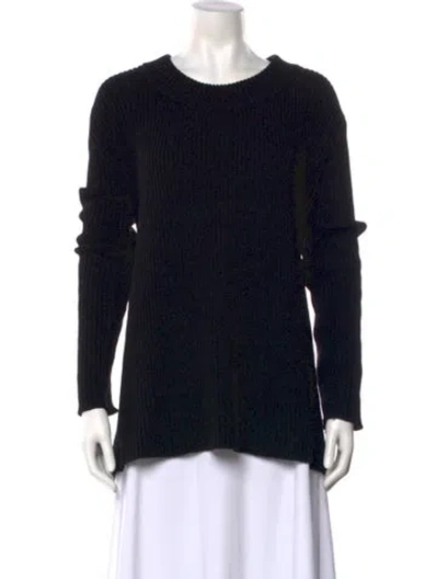 Pre-owned Rick Owens Cashmere Crew Neck Sweater In Brown