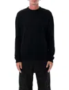 Rick Owens Cashmere Crewneck Sweater In Black