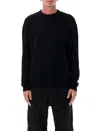 Rick Owens Cashmere Crewneck Sweater In Black