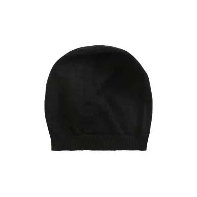 Pre-owned Rick Owens Cashmere Hat 'black' | Women's Size Onesize