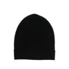 Rick Owens Ribbed Texture Folded Brim Hat In Black