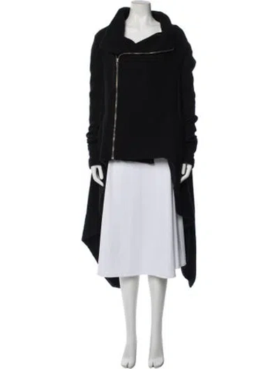 Pre-owned Rick Owens Cashmere Jacket In Black
