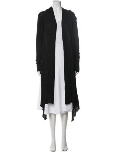 Pre-owned Rick Owens Cashmere Jacket In Black