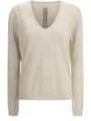 Rick Owens Alpaca And Wool Blend Sweater In Neutrals