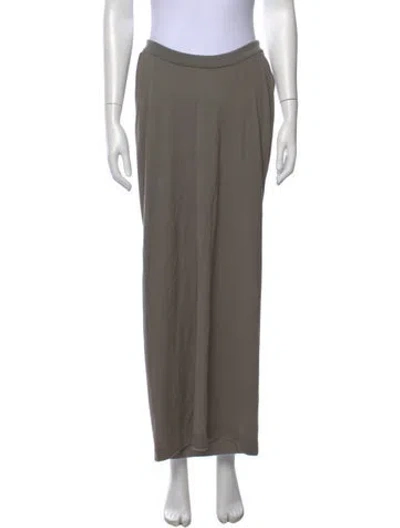 Pre-owned Rick Owens Cashmere Long Skirt In Neutral