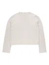 Rick Owens Cashmere Round-neck Sweater In White