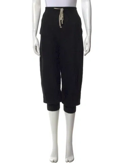 Pre-owned Rick Owens Cashmere Skinny Leg Pants In Black