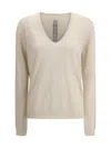 Rick Owens Alpaca And Wool Blend Sweater In Dinge