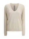 Rick Owens Alpaca And Wool Blend Sweater In Dinge
