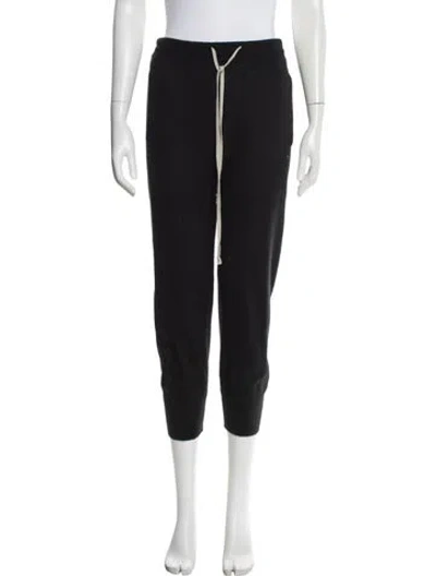 Pre-owned Rick Owens Cashmere Sweatpants In Black