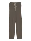 Rick Owens Cashmere Trousers In Brown