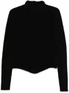 Rick Owens Women Cashmere Turtle-neck Jumper In Black