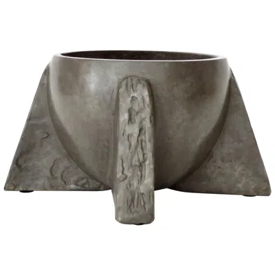 Pre-owned Rick Owens Cast Bronze Coupe Nitrate Patina Vase In Gold