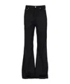 Rick Owens Bolan Bootcut Belt Loop Five Pocket Trousers In Black