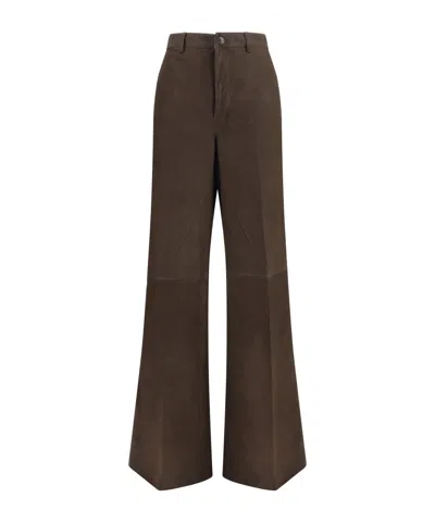Rick Owens Casual Pants With Belt Loops In Black