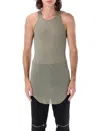 Rick Owens Basic Rib Tank In Green