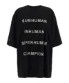 Rick Owens Champion X Owens Crew Neck Graphic T-shirt In Black