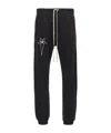 Rick Owens Black Champion Edition Prisoner Drawstring Sweatpants