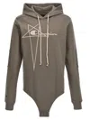 Rick Owens Champion X Hooded Bodysuit