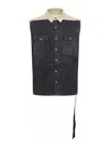 Rick Owens Black Sl Tommy Jumbo Jacket In Black