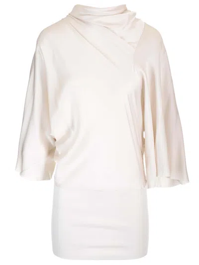 Rick Owens Charmeuse Viscose Cylinder Neck Top