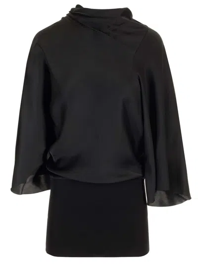 Rick Owens Charmeuse Viscose Cylinder Neck Top