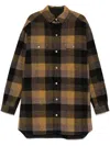 Rick Owens Man Shirt Mustard Size 38 Virgin Wool In Brown
