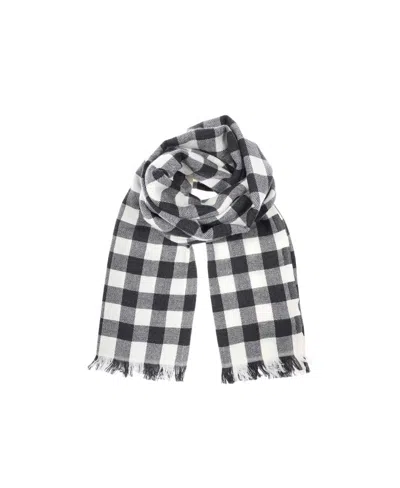 Rick Owens Checkered Scarf In Gray