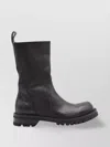 Rick Owens Chunky Sole Metal Hardware Ankle Boots In Black
