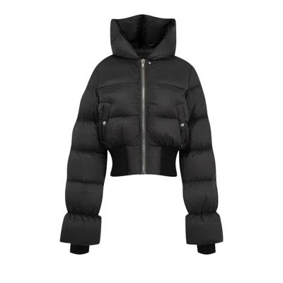 Pre-owned Rick Owens Cinched Hooded Jacket 'black' | Women's Size 40