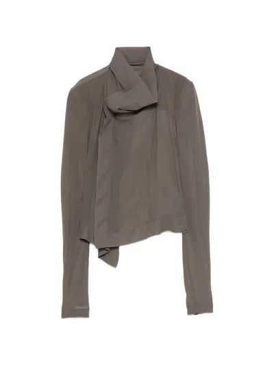 Rick Owens Classic Biker Jacket In Animal Print