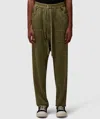 Rick Owens Classic Cargo Drawstring Pant In Sage