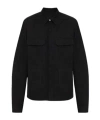 Rick Owens Pointed-collar Cotton Shirt In Black