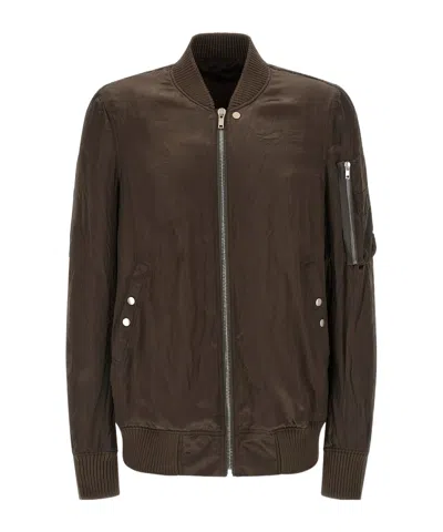 RICK OWENS RICK OWENS CLASSIC FLIGHT BOMBER JACKET