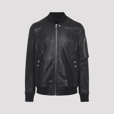 Rick Owens Classic Flight Jacket In Black
