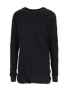 Rick Owens Double Long-sleeve T-shirt In Black