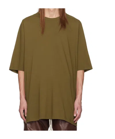 Rick Owens Khaki Porterville Tommy T-shirt In Dust