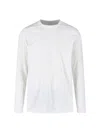 Rick Owens Crew Neck Long Sleeves Plain Design In White