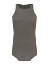 Rick Owens Sleeveless Round Neckline Seam Detailing In Multi